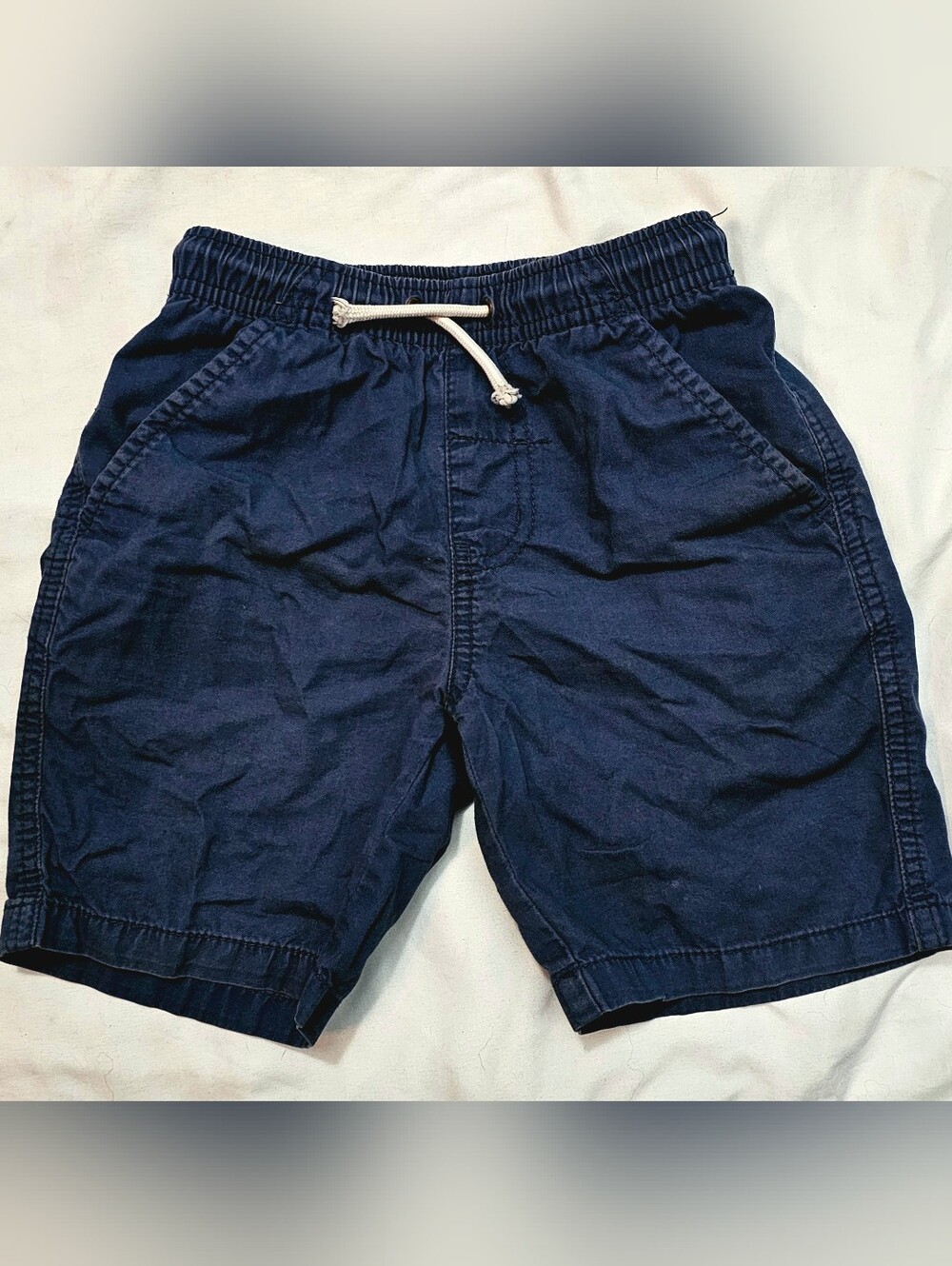 Cat & Jack Navy Blue Drawstring Boys XS 4-5 Shorts
